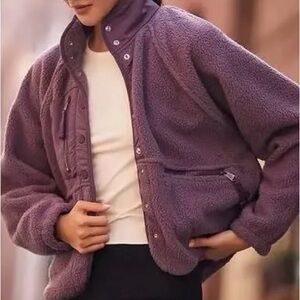 FP Movement by Free People Purple Teddy Jacket